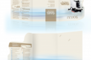 Папка-буклет клининговой компании (Москва - Санкт-Петербург)