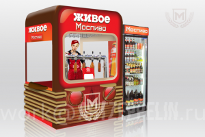 Промо-стенд для размещения в супермаркетах (Москва)