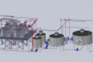 Цех по производству смазки (трубопроводы)