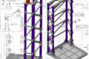 Подъёмник Q=500 кг с системой экстренного торможения