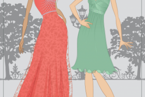 Эскиз вечернего платья