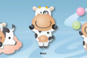 Забавные коровки