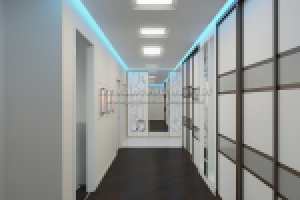 коридор. 3-х комн. квартира. вид 2