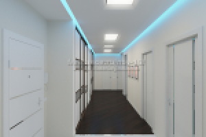 коридор. 3-х комн. квартира. вид 1