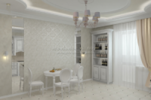 кухня. 3 комн. квартира. вид1