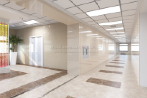 коридор клиники. вид 2