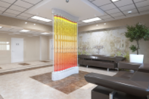 коридор клиники. вид 3