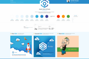 Дизайн постов для Instagram для компании ANKR