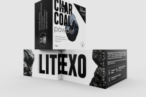 Упаковка угольный порошок