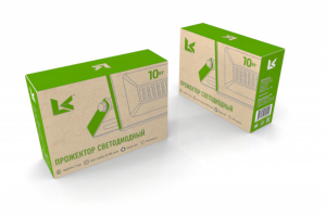 Упаковка светодиодные светильники.серия