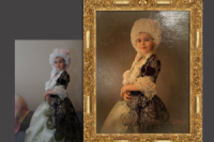 Превращение фото в старинную картину