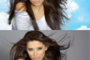 Вырезание волос