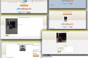Сайт по созданию фотомагнитиков On-Line.
