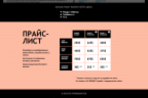 Сайт-визитка разработчика сайтов
