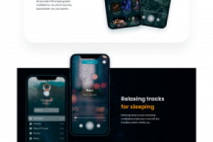 Лендинг для мобильного приложения