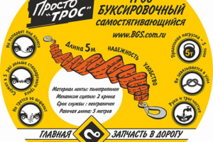 Этикетка на блистер с тросом