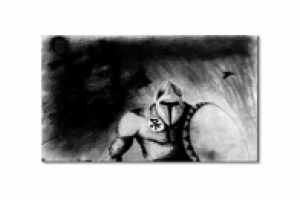 Холст + уголь