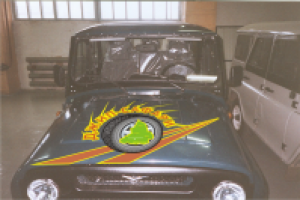 Логотип для оформления "Джип-Сафари "