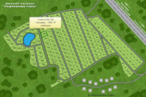 План посёлка "Редрикова Гора"