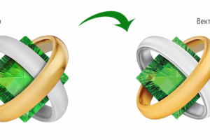 Отрисовка из растра в вектор