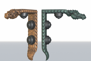 Уголок декоративный