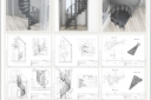 Проект винтовой лестницы