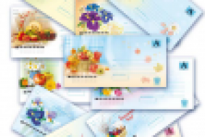 конверты почтовые (цветы)