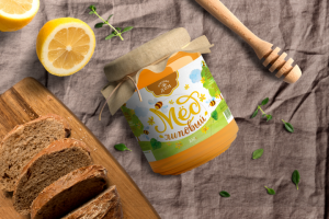 Дизайн этикетки для меда