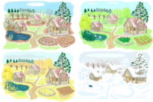 4 времени года