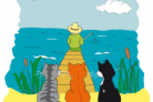 Рисунок на футболку. Тема "Рыбалка"