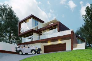 Загородный дом, день