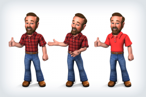 Мебельный мужик - персонаж для рекламы мебели