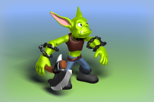 3d анимация орка для игры