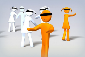 3D анимация толпы персонажей для ролика Mamba