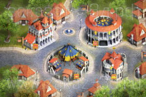 локация - город