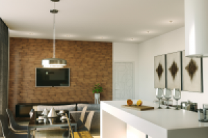 визуализацяи кухни гостиной