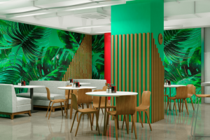 визуализация большого офиса