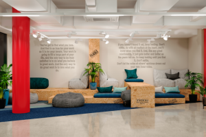 визуализация большого офиса