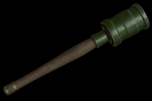 модель ручной гранаты