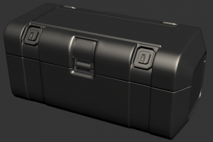 моделирование Sci fi сундука