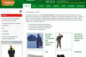 Продвижение сайта unicod-spetsodezhda.ru (Санкт-Петербург)