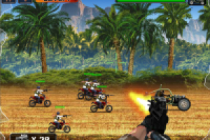 графика к флеш-игре JungleArmedGetaway