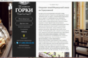 Наполнение новостной ленты ТМ "Ближние Горки"