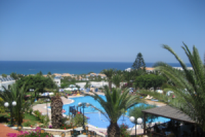 Вид из отеля в Греции