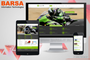 Создание сайта Мотошколы 77