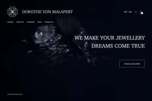 Сайт швейцарской ювелирной компании DVM Jewellery