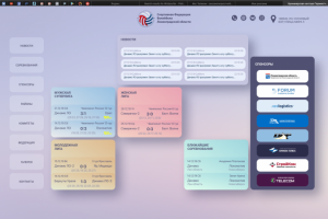 Разработка сайта-интерфейса для волейбольной федерации ЛО