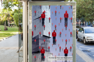 Рекламный баннер партнерства компаний Wacom и Adobe