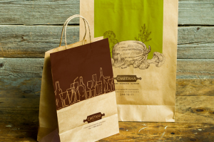 Бумажный пакет "на вынос"