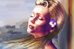 Портрет у моря (фрагмент)